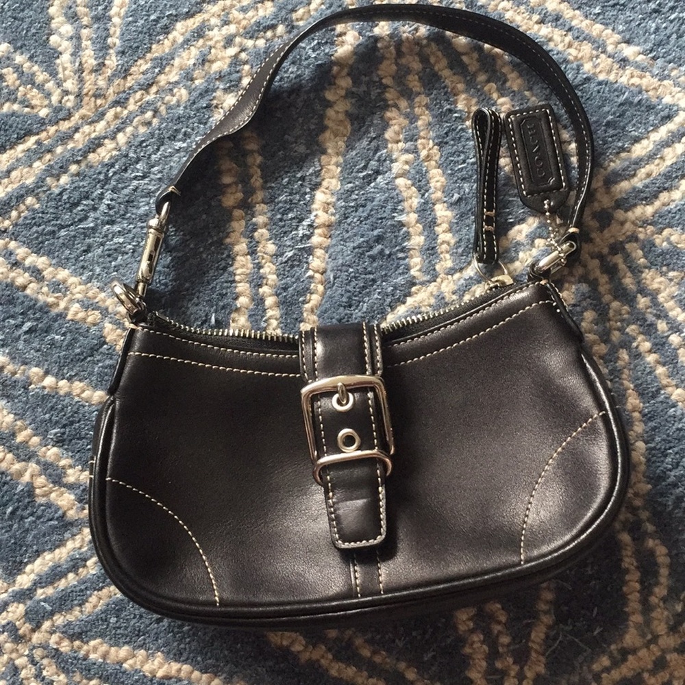 Coach Black Leather Purse